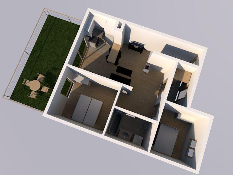 Ferienwohnung Lawendowy Zakatek - Klimatyzacja - Ogrodek - Prywatny Parking Rzeszów Exterior foto